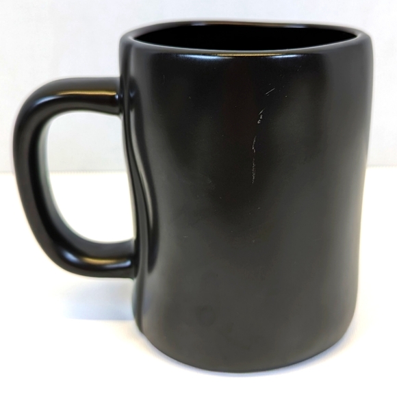 Rae Dunn Lazy Bones 16oz Mug Black 185 Artisan Collection by Magenta - Picture 2 of 4